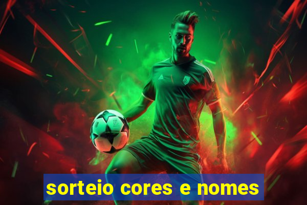 sorteio cores e nomes